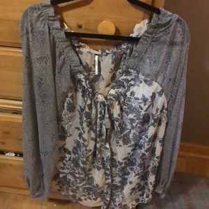 Free people Hendrix sheer blouse